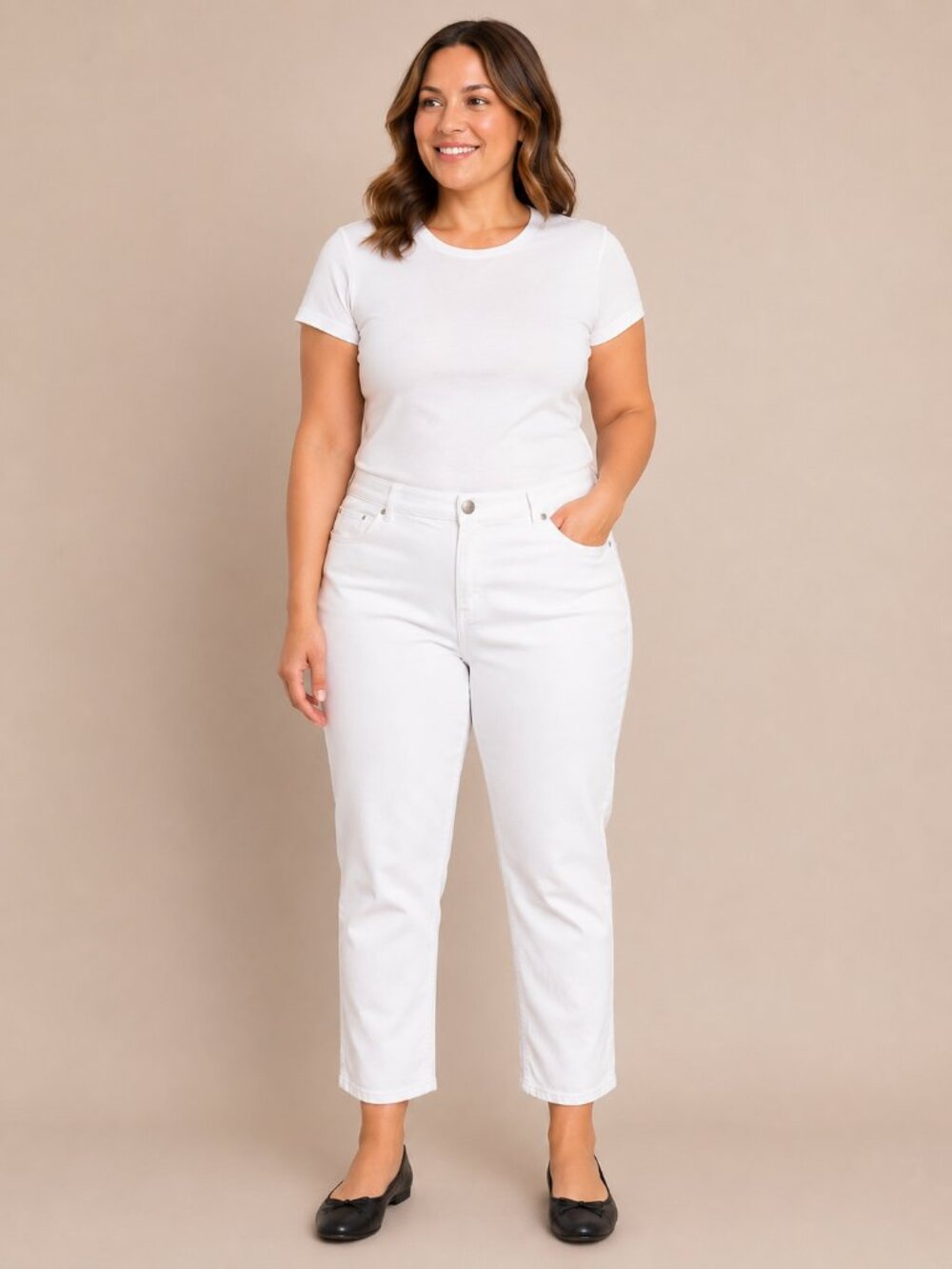 Rafaella Weekend White ankle length Jeans - 20W